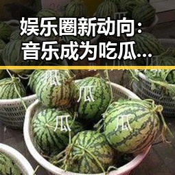 娱乐圈新动向:音乐成为吃瓜现场的“灵魂伴侣”
