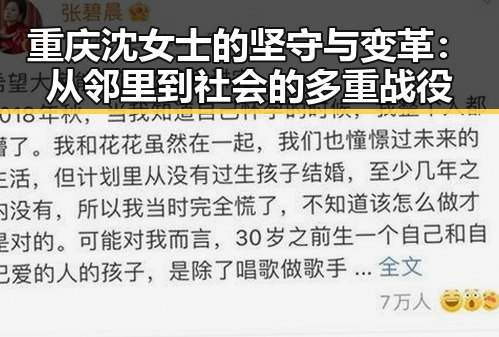 重庆沈女士的坚守与变革:从邻里到社会的多重战役